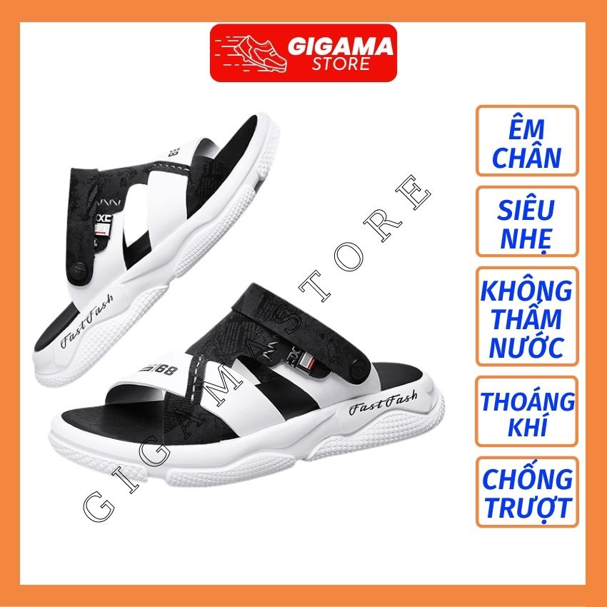 Sandal nam dép nam quai hậu đi học giày quai hậu nam dép xăng đan sandan đi chơi trẻ trung cá tính chống trượt G6085