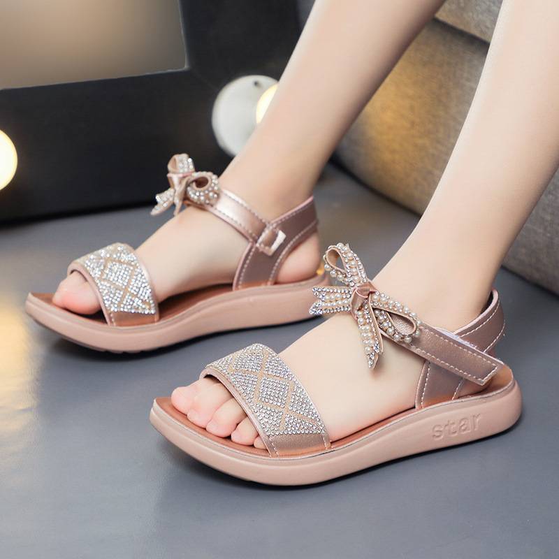 Giày sandal bé gái hàn quốc giày công chúa mềm mại và thời trang