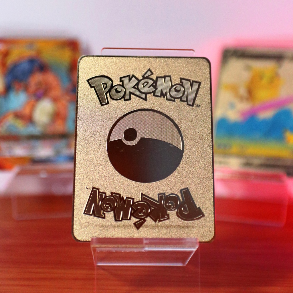 🌟GIÁ HỦY DIỆT🌟 Thẻ Bài Pokemon Kim Loại Pikachu Charizard Eevee Vmax V Vstar GX Shiny Rainbow Gold Rare Gigantamax