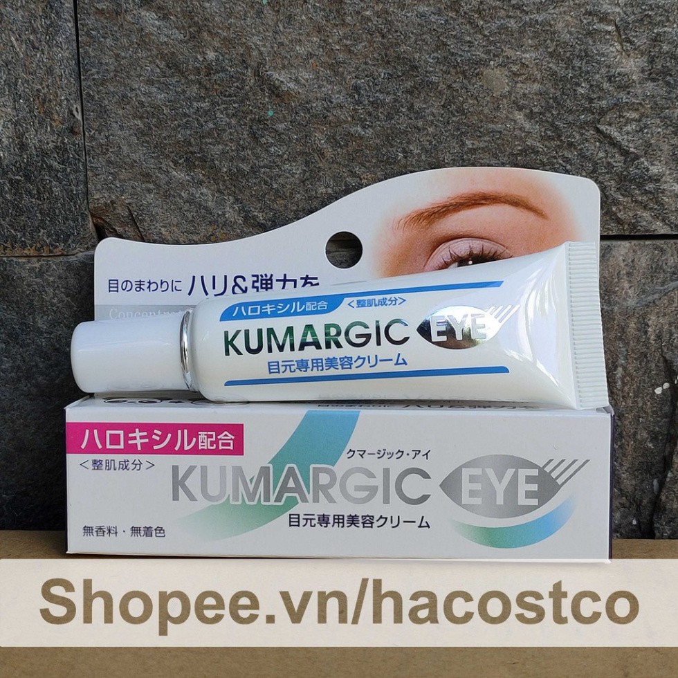 [Bb115]  Kem Kumargic Eye 20g của Nhật tương trợ Cải Thiện Thâm Quầng Mắt 64