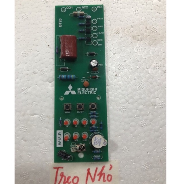 Bo mạch quạt treo tường Mitsubishi nhỏ