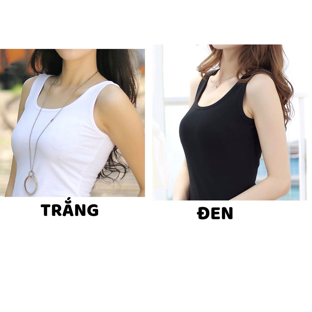 Áo Ba Lỗ Nữ ❤️FREESHIP❤️ Áo Ba Lỗ cổ chữ U vải thun thoáng mát mềm mại mã 8901 | BigBuy360 - bigbuy360.vn