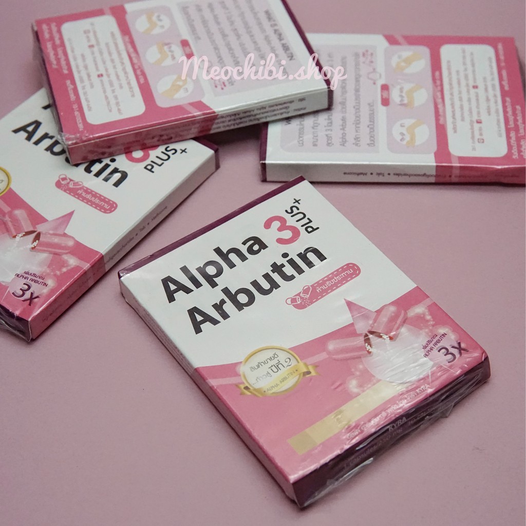 [CÓ SẴN] Vỉ kích trắng Alpha Arbutin (meochibi.shop)