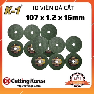 10 viên đá cắt sắt 100 | đá cắt k1 xanh | đá cắt sắt phi 100