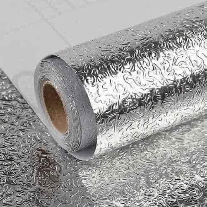 GIẤY DÁN BẾP 3Mx60CM (DECAL) MÀU BẠC, VÀNG ĐỒNG TRÁNG BẠC CÁO CẤP CHỐNG THẤM | BigBuy360 - bigbuy360.vn