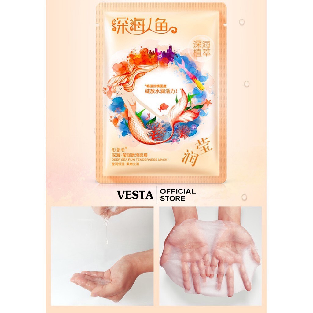 Mặt nạ giấy nàng tiên cá mask dưỡng trắng cấp ẩm cho da Images | BigBuy360 - bigbuy360.vn