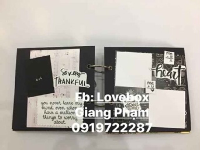Scrapbook đen trắng ko kèm ảnh | BigBuy360 - bigbuy360.vn