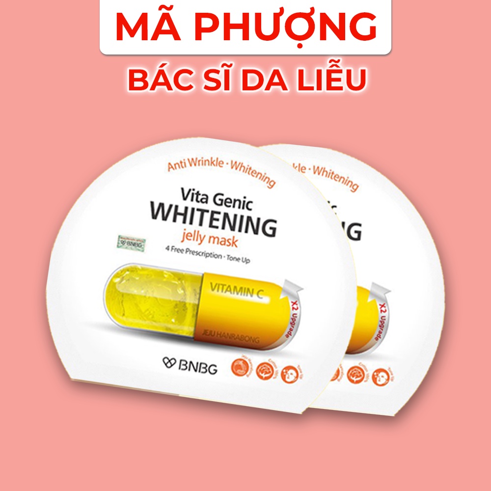 Mặt nạ BNBG Vita Genic Jelly - phục hồi, cấp ẩm, nuôi dưỡng da toàn diện - Bác sĩ Mã Phượng.