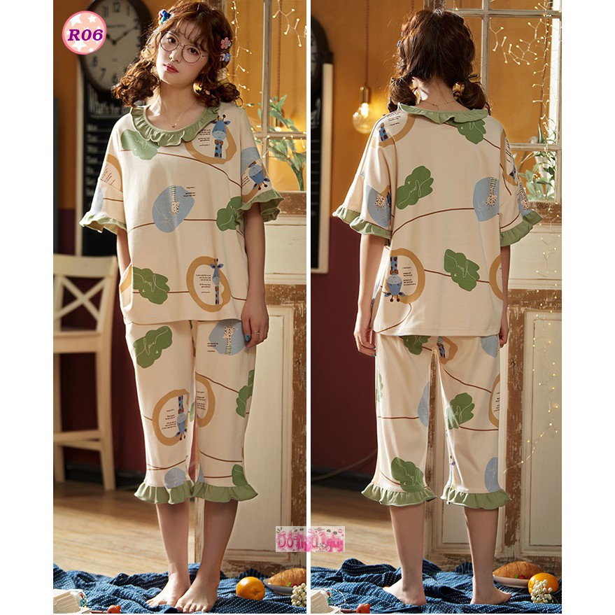 Bộ Ngủ Quần Lửng Mùa Hè R1