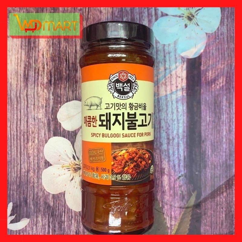 Sốt ướp BBQ thịt heo Hàn Quốc 500gr