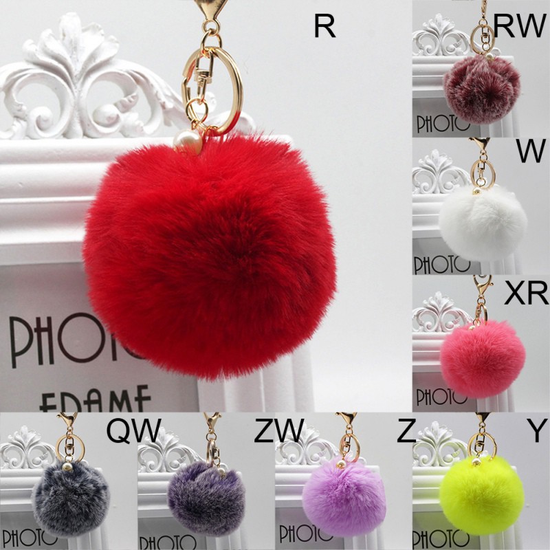 Móc Khóa Đính Ngọc Trai Nhân Tạo Xinh Xắn