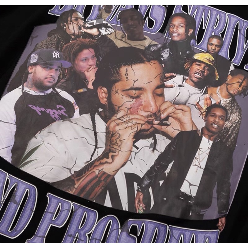 Áo thun - Rapper Tee TRAVISSCOTT form rộng cotton 2 chiều 100%