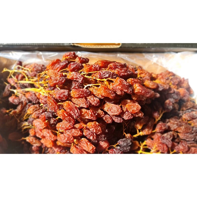 Nho khô nguyên cành túi díp 500gr chuẩn hàng út