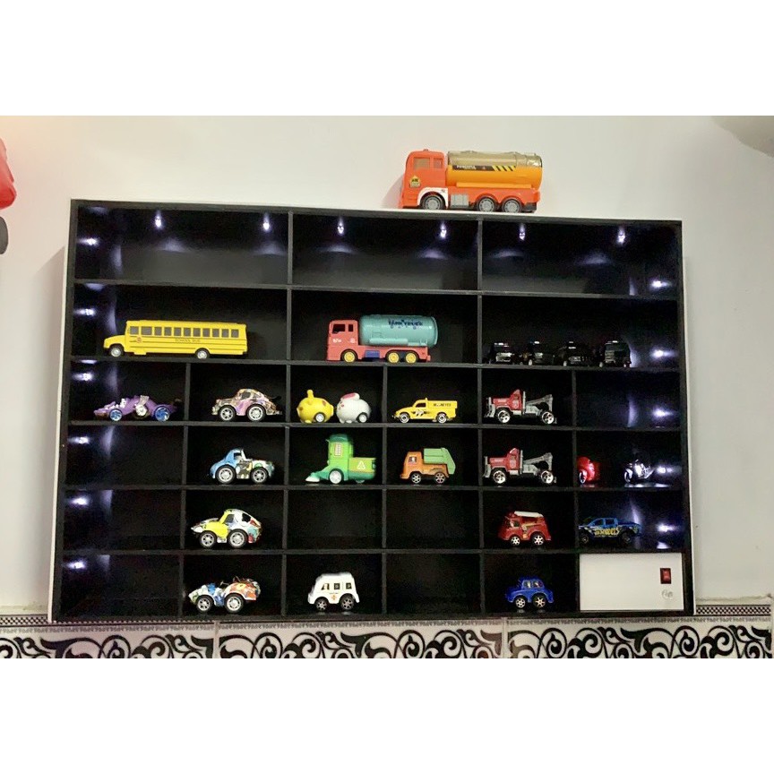 [MUA 2 TẶNG 1 XE] Kệ Nhỏ Trưng Xe Mô Hình Tomica, Hotwheels, Bearbrick 100%