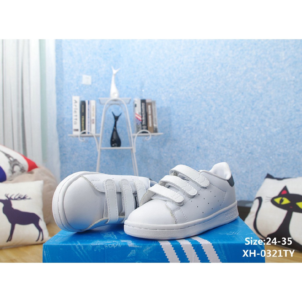 100% nguyên bản Adidas Stan Smith cho giày trẻ em giày nam và nữ giày trẻ em