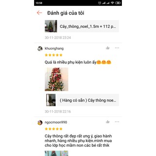 Cây thông 1m50 + phụ kiện