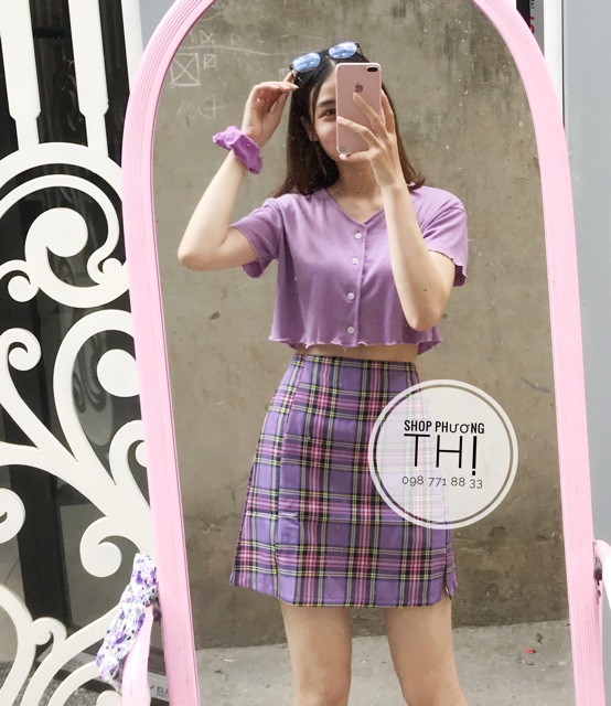 Áo croptop thun tăm ulzzang (hình shop tự chụp/sẵn) | BigBuy360 - bigbuy360.vn