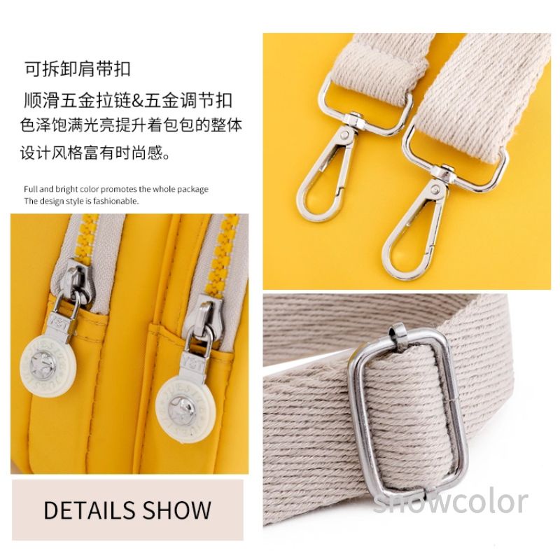 Beg Tangan Wanita Murah Cantik Beg Silang Perempuan Túi Xách Đeo Chéo Vải Canvas Chống Thấm Nước Phong Cách Hàn Quốc Cho Nữ