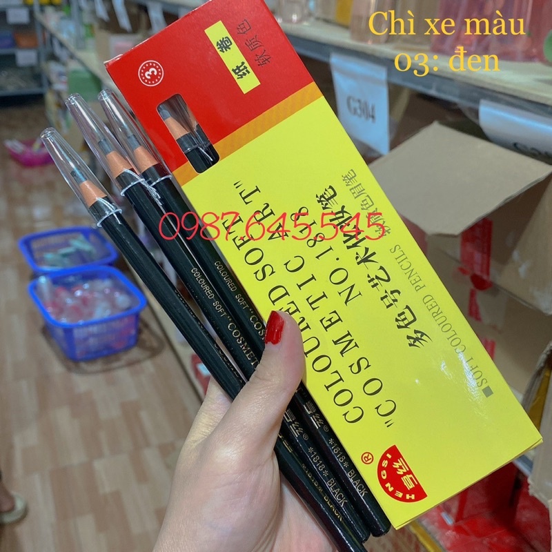 Sỉ 1 lố 12 chiếc bút chì xe kẻ lông mày