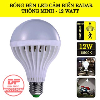 BÓNG ĐÈN CẢM BIẾN CHUYỂN ĐỘNG THÔNG MINH RADAR – 12W