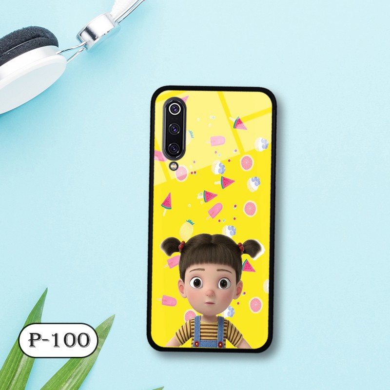 Ốp lưng kính 3D Xiaomi Mi 9 SE-hình cute