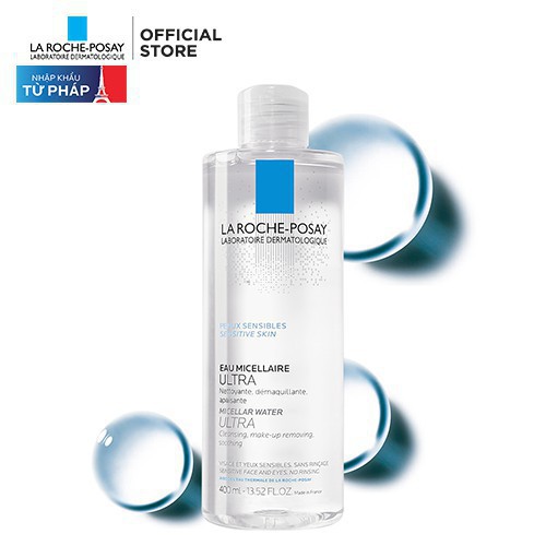 Nước tẩy trang Roche-Posay cho da nhạy cảm Micellar Water Ultra Sensitive Skin La Roche-Posay 400ml