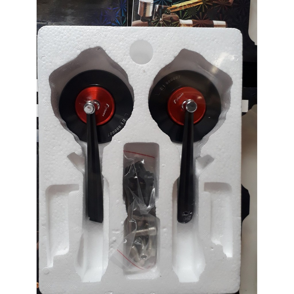 Gương Tròn Rizoma Cao Cấp Nhôm CNC Gắn Xe Máy