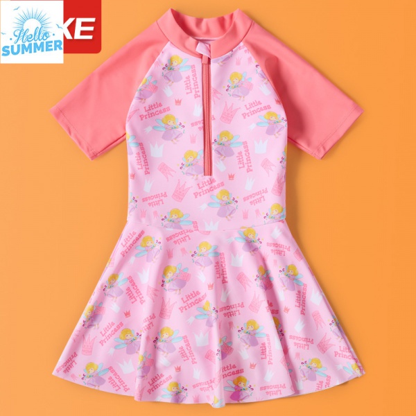 Bộ Đồ Bơi Một Mảnh Phong Cách Công Chúa Thời Trang Mới Cho Bé Gái