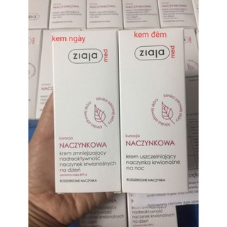 [Mẫu mới] Kem cho da mao mạch ziaja med balan 50ml