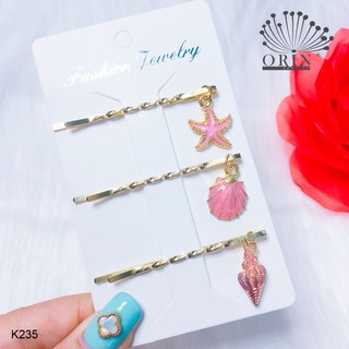 Set 3 kẹp nhiều kiểu orin k235
