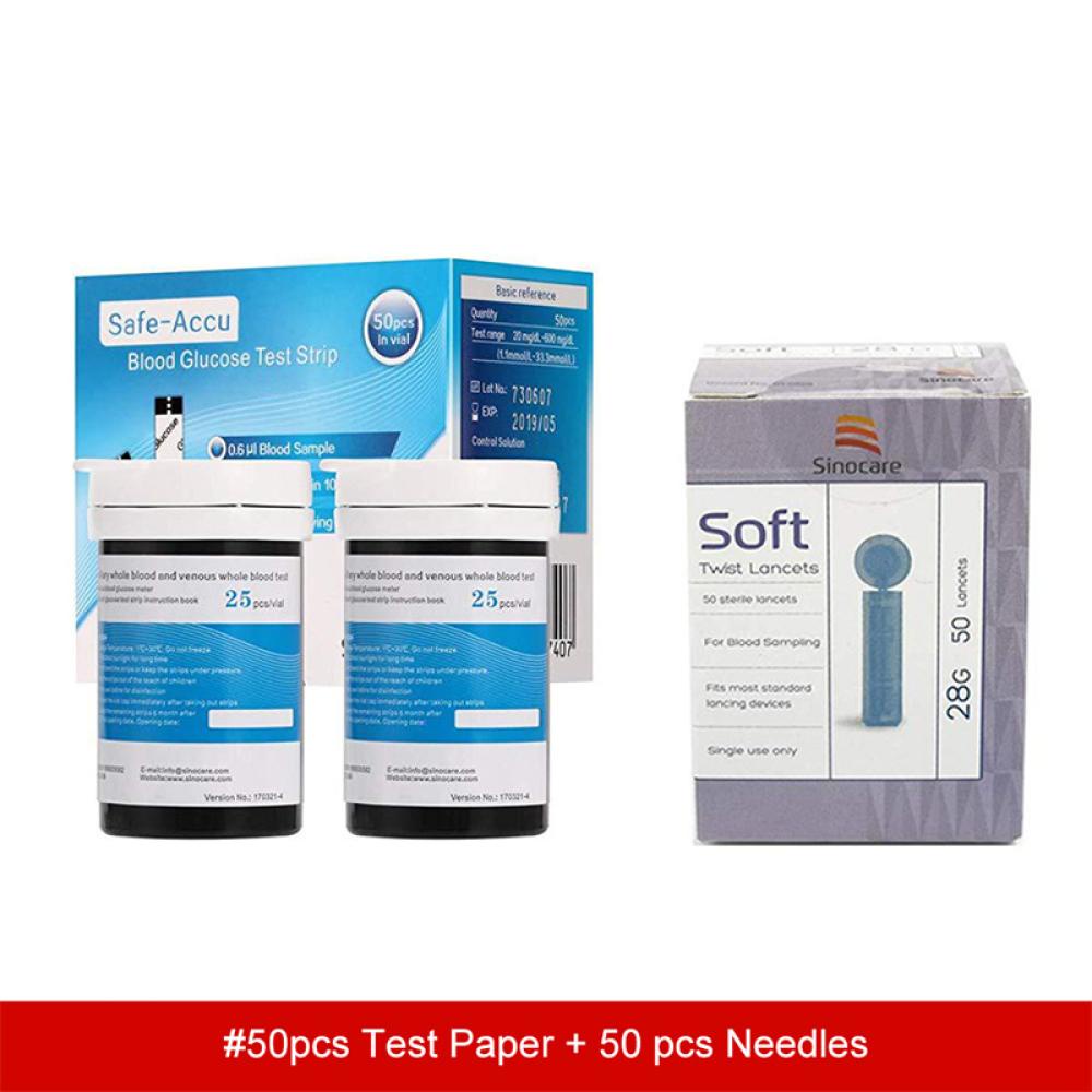 Bộ Dụng Cụ Kiểm Tra Đường Huyết Áp Kèm 50 Que Thử N1V1