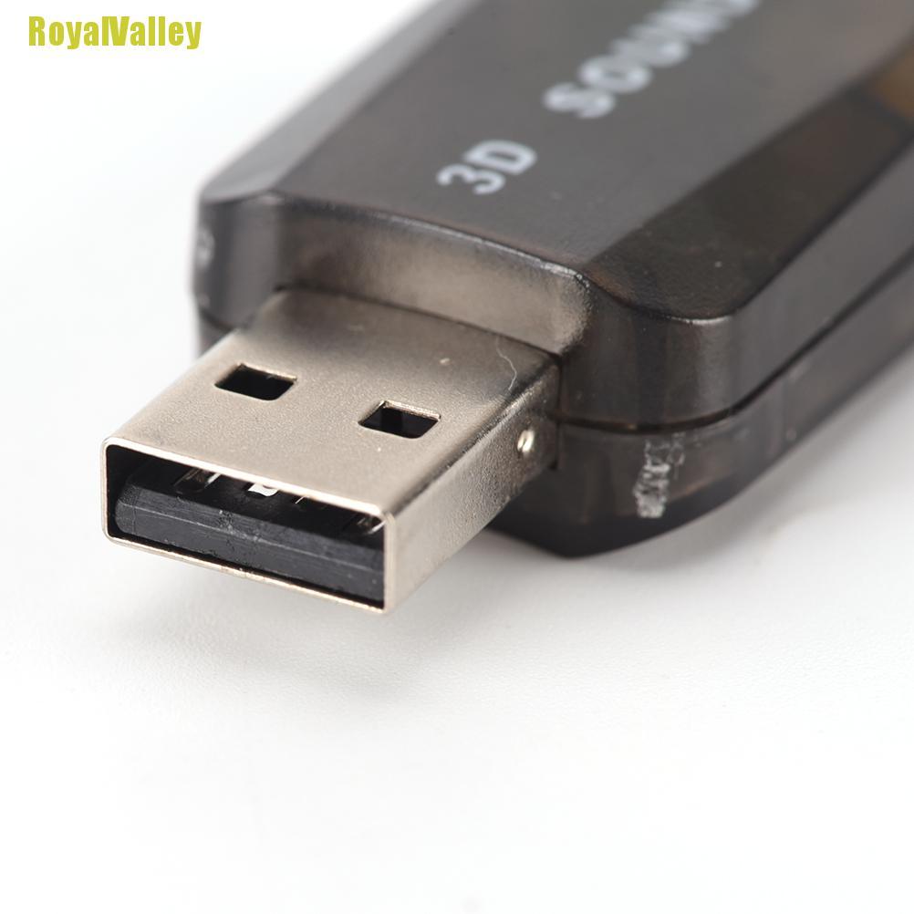 Bộ Chuyển Đổi Thẻ Âm Thanh 3d Từ Usb5.1 Sang 3.5mm