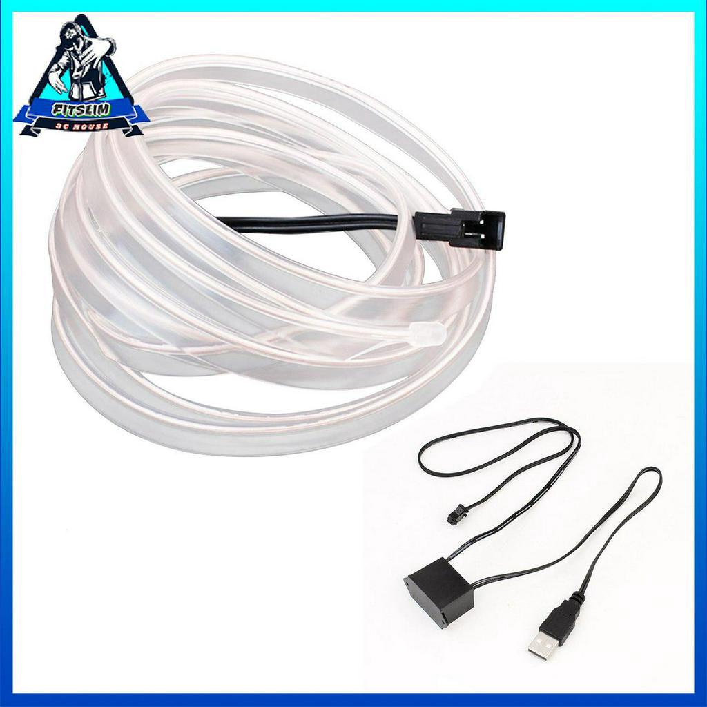 Dây Đèn Neon Viền Nội Thất Xe Hơi + 3v / 12v