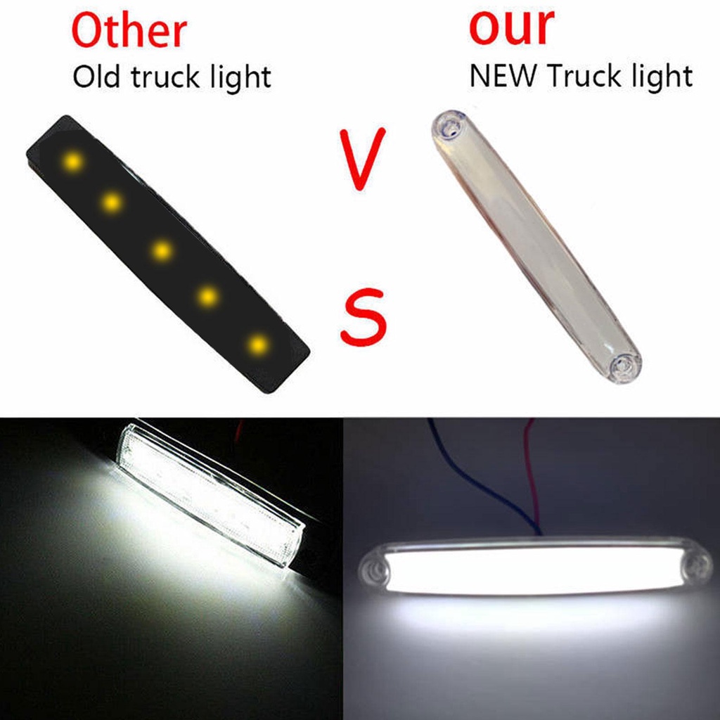 Set 5 Đèn Xi Nhan 9 Bóng LED 12V 24V I3X3 Cho Xe Tải