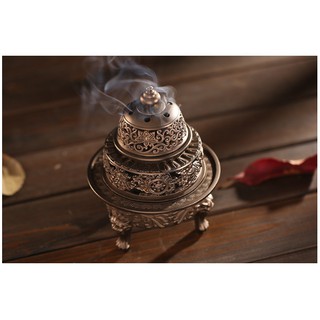 Lư đồng đốt hương chế tác thủ công cao cấp