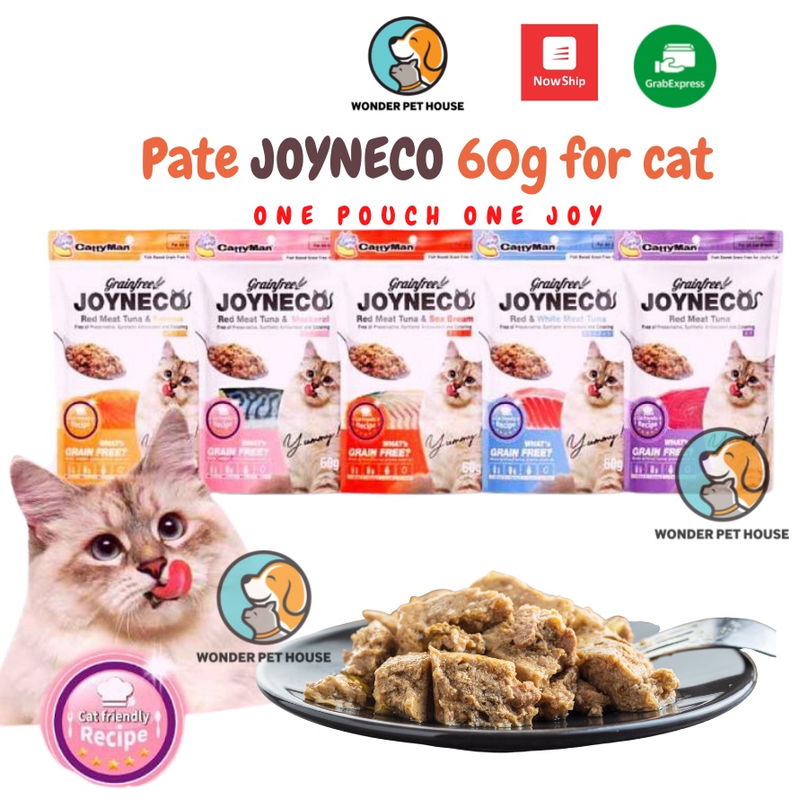 Pate Nhật Bản Joyneco cá ngừ topping đủ vị 60g cho mèo dành cho mèo kén ăn thơm ngon bổ dưỡng