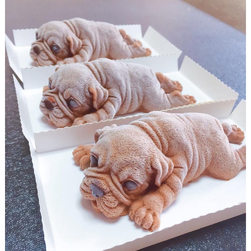 Khuôn làm bánh ANAEAT bằng silicon hình cún thích hợp làm bánh mousse