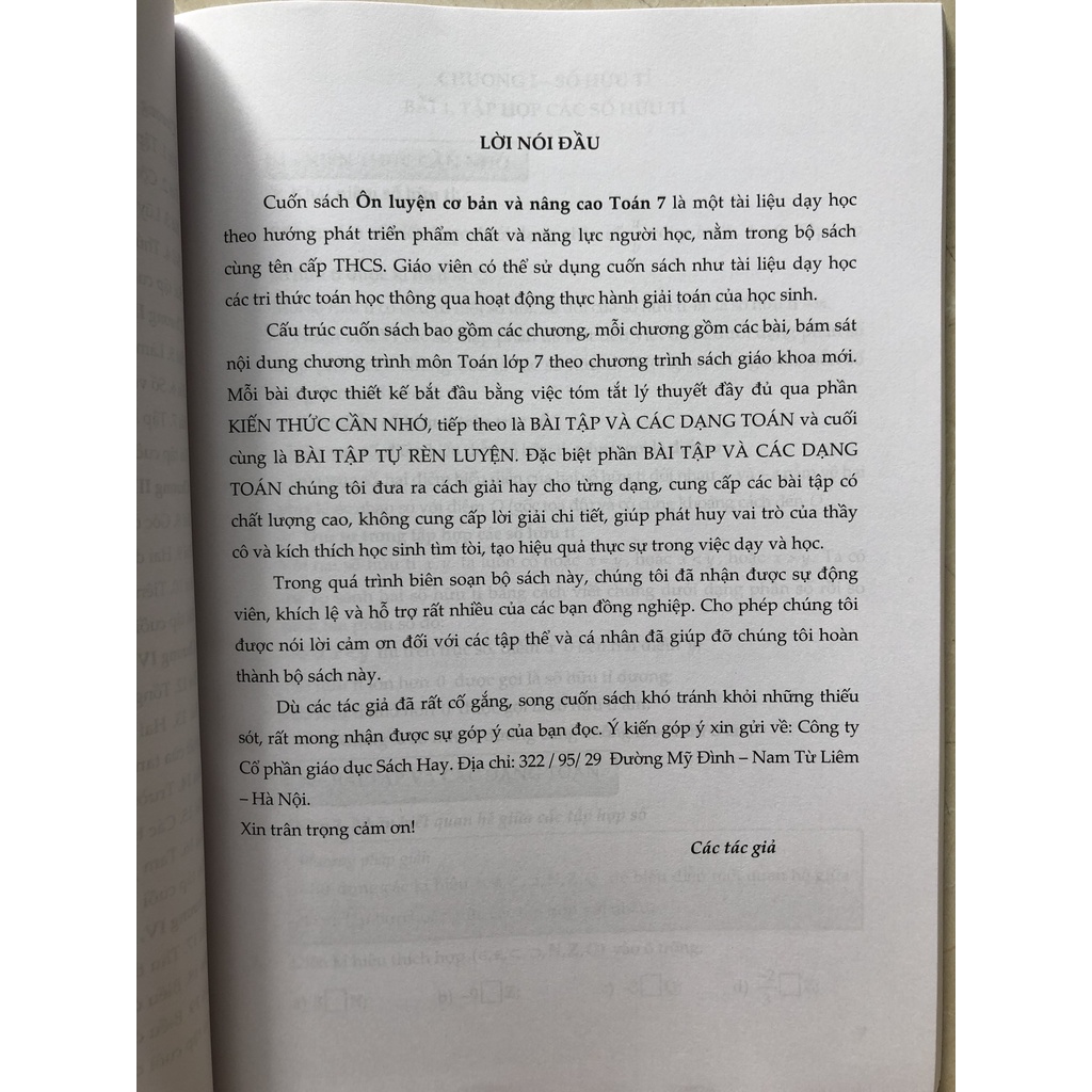 Sách - Ôn luyện cơ bản và nâng cao Toán 7
