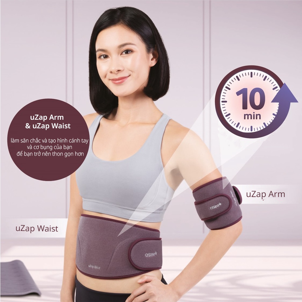 Đai tay OSIM uZap Arm săn chắc, thon gọn cơ bắp