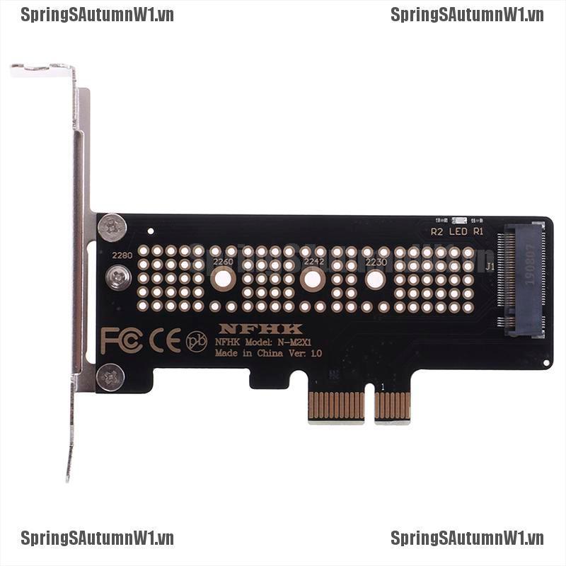 (Hàng Mới Về) Card Chuyển Đổi Nvme Pcie M.2 Ngff Ssd Sang Pcie X1 Sang M.2 Kèm Giá Đỡ