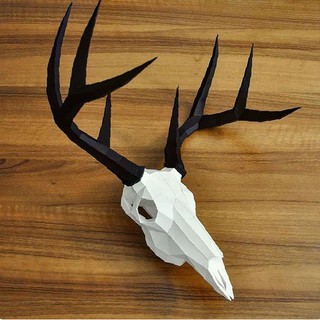 Mô hình giấy _ Deer skull