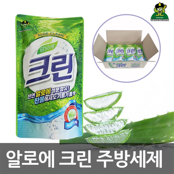 Bộ 5 Túi nước rửa chén bát Hương Nha Đam Sandokkaebi Hàn Quốc 800g