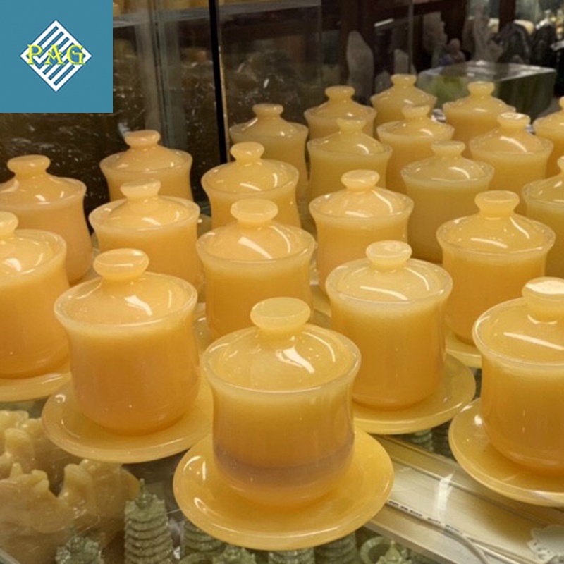 Chén Khải Ngọc Hoàng Long, Chén Uống Trà - Vật Phẩm Phong Thuỷ Trang Trí, Làm Quà Tặng