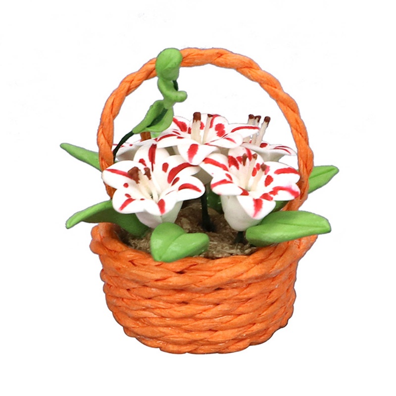 Chậu Hoa Resin Mini Trang Trí Tiểu Cảnh Cho Nhà Búp Bê