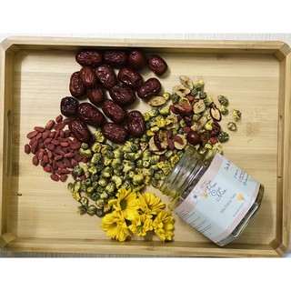 Hôp trà hoa cúc táo đỏ kỳ tử 125g