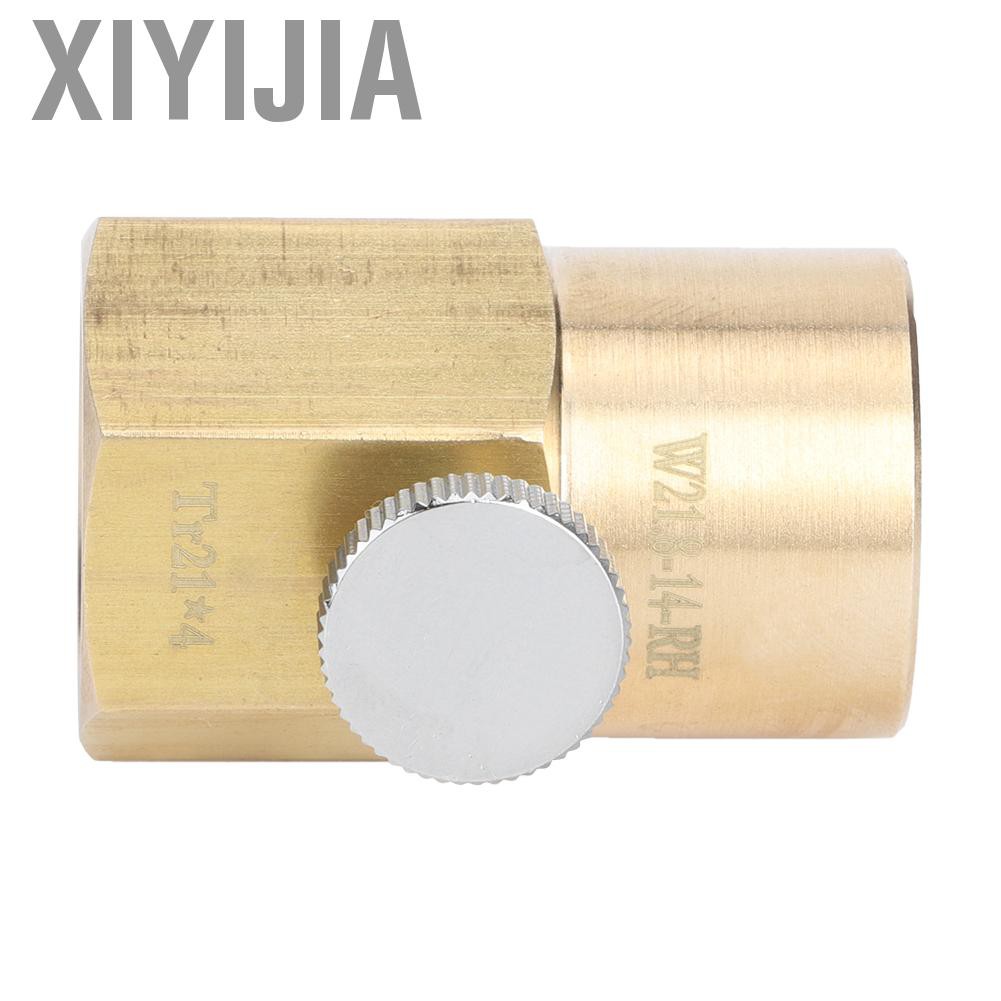 Xiyijia CO2 Cylinder Refill Adapter Tr21x4 To W21.8-14-RH Soda Water Filling