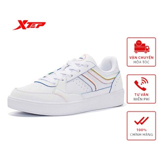 Giày Sneaker nữ Xtep, họa tiết sắp xếp tinh tế tạo điểm nhấn cho sản phẩm 879218310502