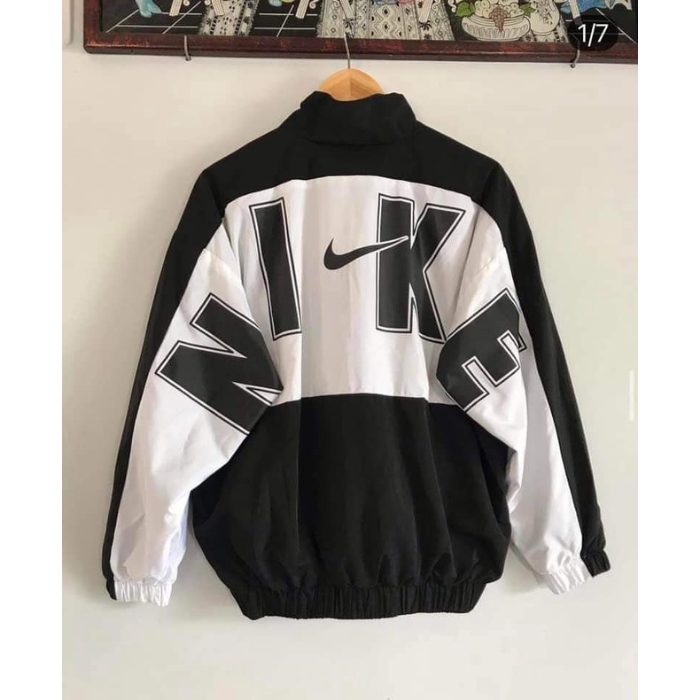 Áo Khoác Nike Swoosh Big Logo Ver 2 [Vải Dù Cao Cấp]