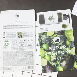 MẶT NẠ RAU CỦ Thải Độc Super Vegitok Mask