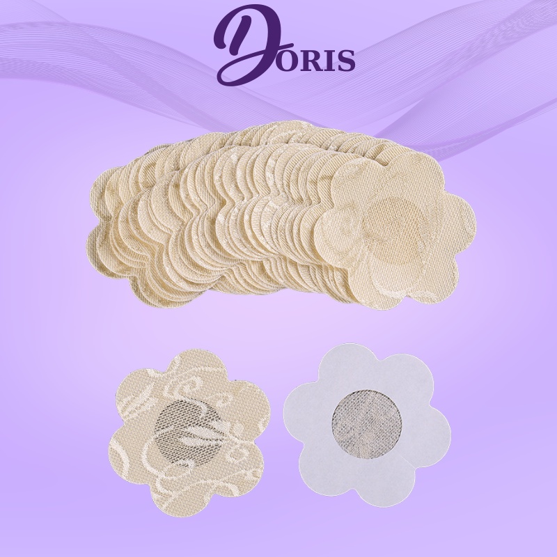 Miếng Dán Đầu Ti Chất Liệu Su Lụa Keo Bán Dính Tốt Gói 5 Cặp DORIS 2033